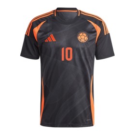 Camisola Colômbia James Rodriguez 10 Equipamento Alternativa 2024 Manga Curta
